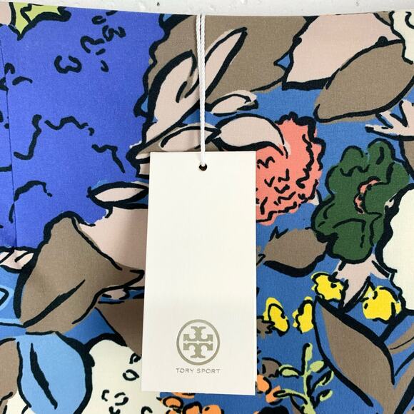 Tory Burch Womens Performace Printed Golf Skort Multi Painted Bouquet Size Small - Picture 5 of 16